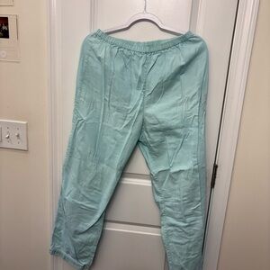 Light Blue Relaxed Fit Pants